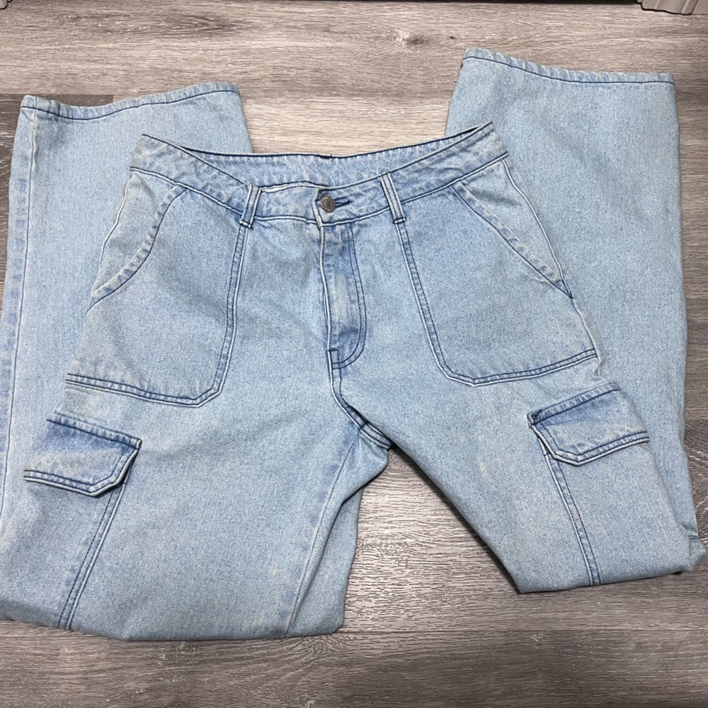Forever 21 Light Blue Boyfriend Jeans